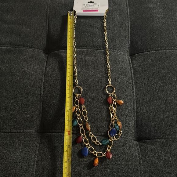 NWT trendy fun necklace by MIXIT color in gold tone - Picture 4 of 5